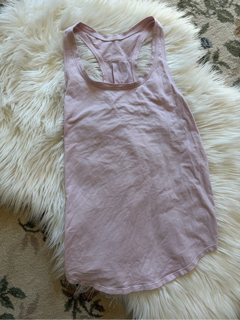 Lululemon Light Pink Racerback Tank Top